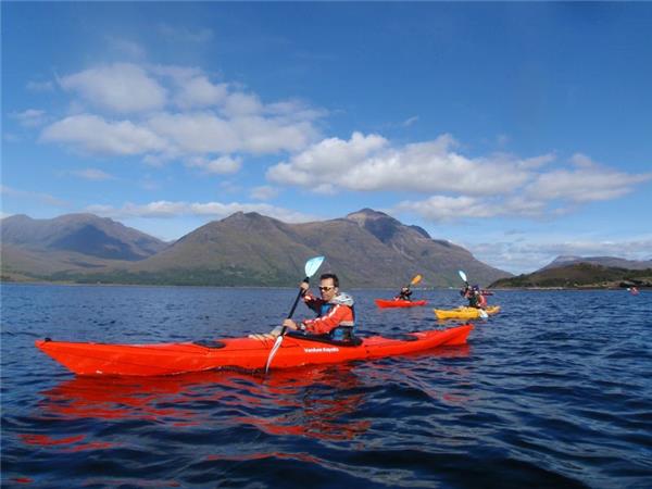 Learn to kayak in the Scottish Highlands