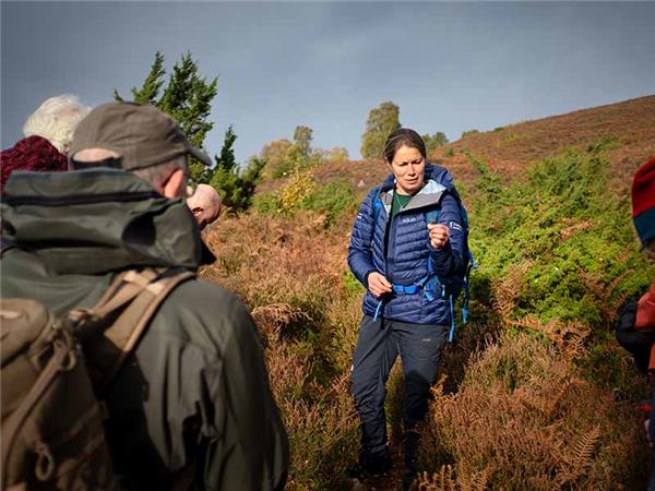 Autumn walking vacation in the Scottish Highlands