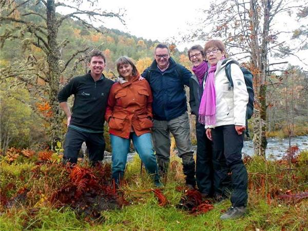 Autumn walking vacation in the Scottish Highlands