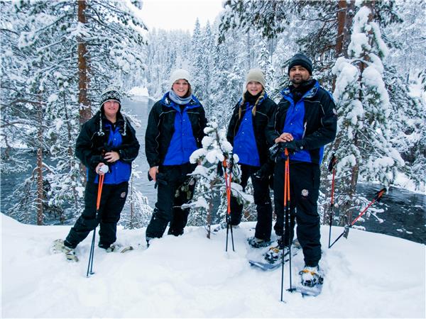 Finland winter activity vacation & Northern Lights