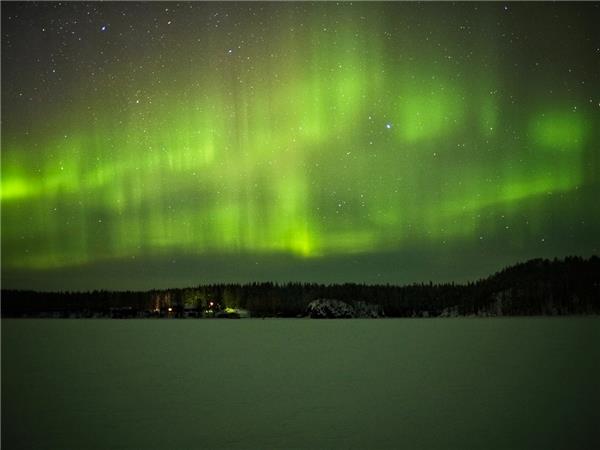 Finland winter activity vacation & Northern Lights