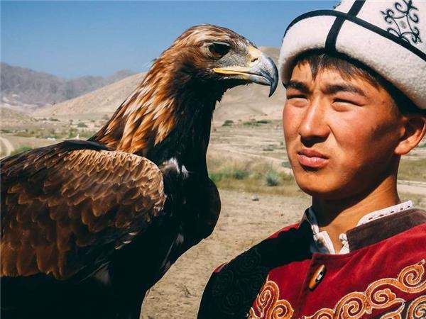 Walking in Kyrgyzstan vaction