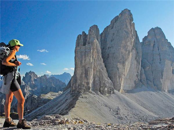 Italy hiking vacation in the Dolomites