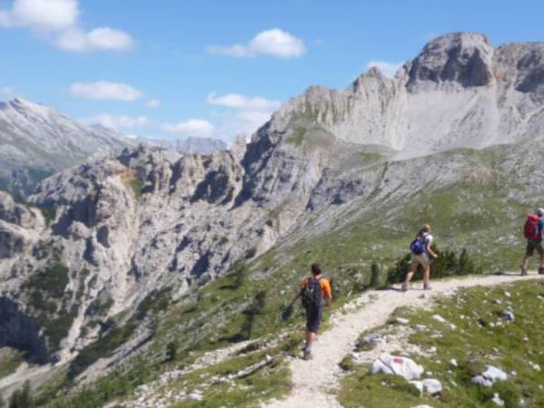 Dolomites guided walking vacation in Italy