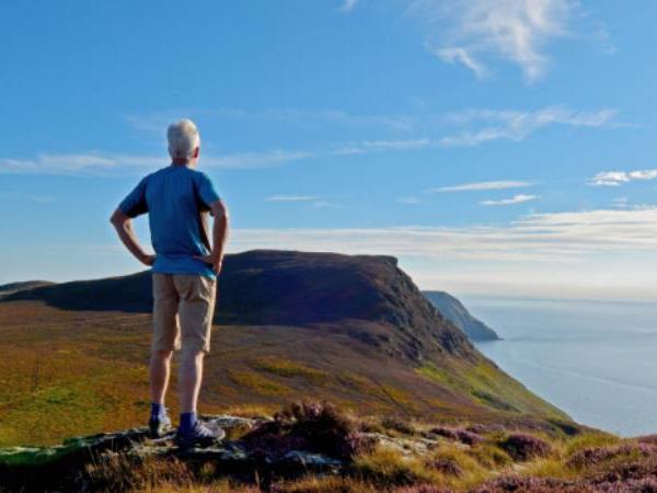 Isle of Man coastal path walking vacation