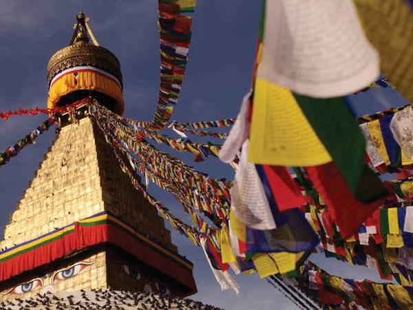 Nepal family vacation, walking in the Annapurnas
