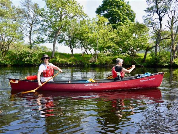 Canoeing vacation in Scottish Highlands