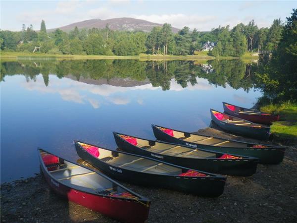 Canoeing vacation in Scottish Highlands