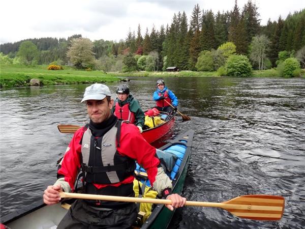River Spey canoeing vacation in Scotland