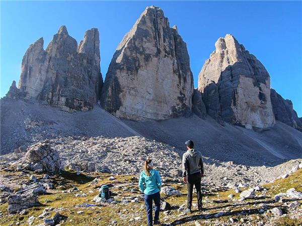 Dolomites summer hiking vacation in Italy