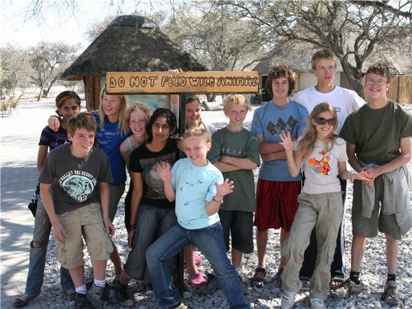 Family safari in Namibia