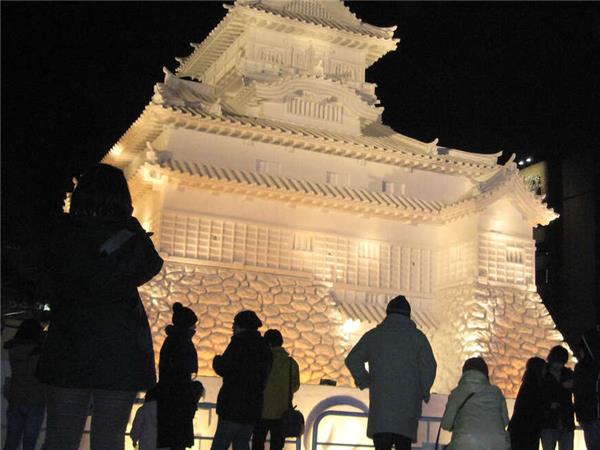 Sapporo snow festival vacation in Japan