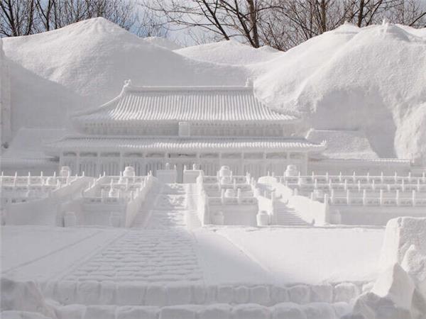 Sapporo snow festival vacation in Japan