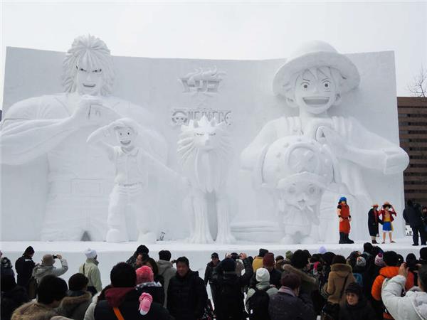 Sapporo snow festival vacation in Japan