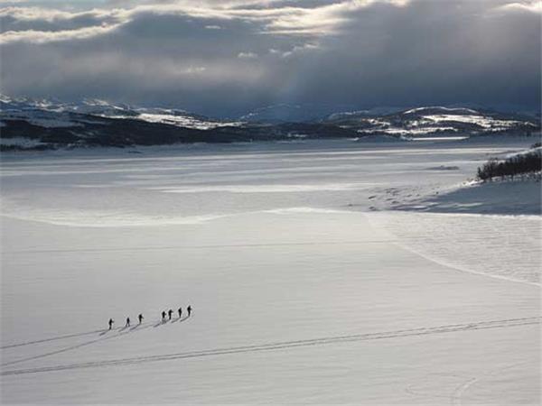 Mosstrond cross country skiing in Norway