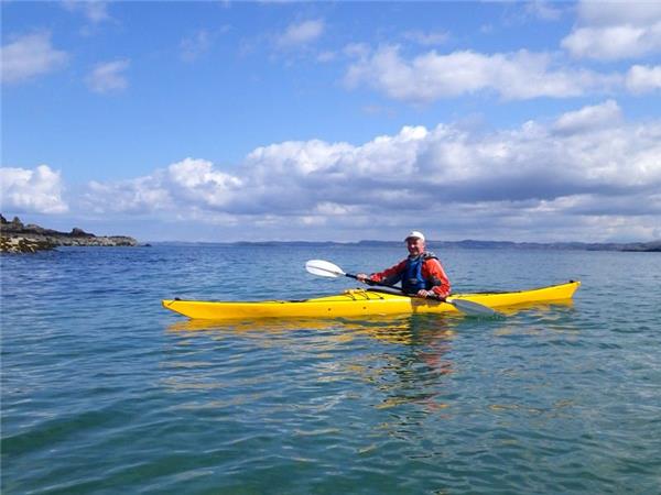 Sea kayaking adventure in Scotland