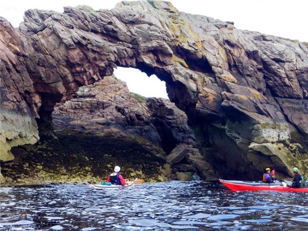 Sea kayaking adventure in Scotland