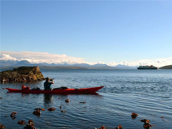 Sea kayaking adventure in Scotland