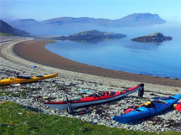 Sea kayaking adventure in Scotland