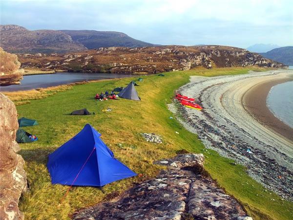 Sea kayaking adventure in Scotland