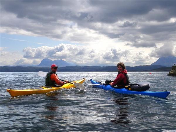 Sea kayaking adventure in Scotland