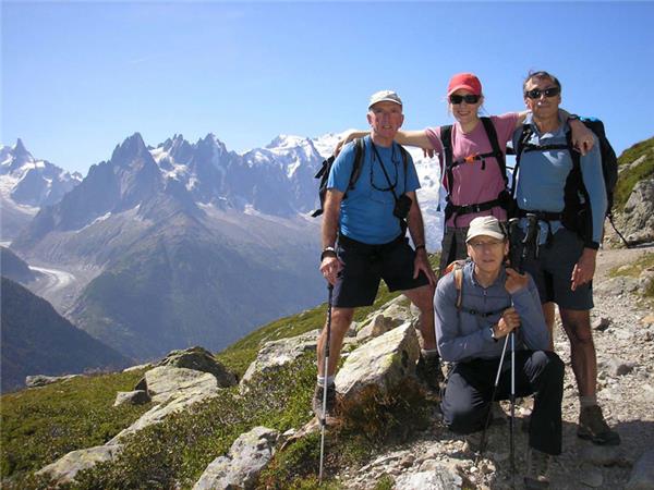 Mont Blanc Circuit classic hiking tour, 8 days