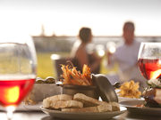 Food and win at Barossa, South Australia. Photo by South Australia Tourist Board