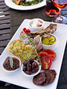 Food and wine in Clare Valley, South Australia. Photo by South Australia Tourist Board