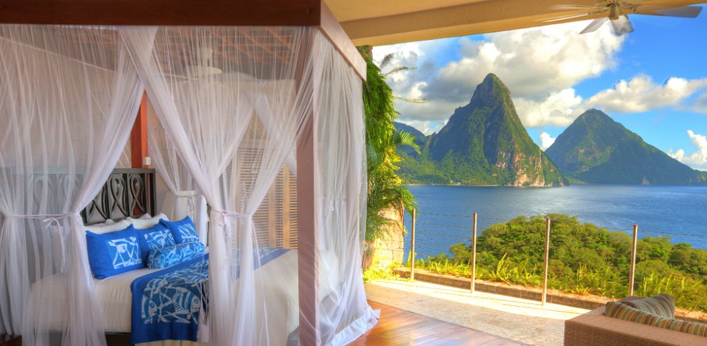 Luxury resort in Saint Lucia, Jade Mountain