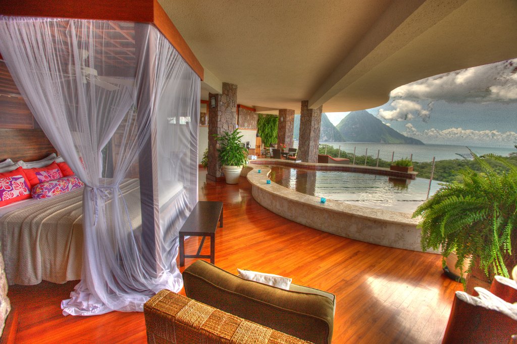 Luxury resort in Saint Lucia, Jade Mountain