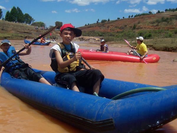 Madagascar family adventure holiday, canoes & camping