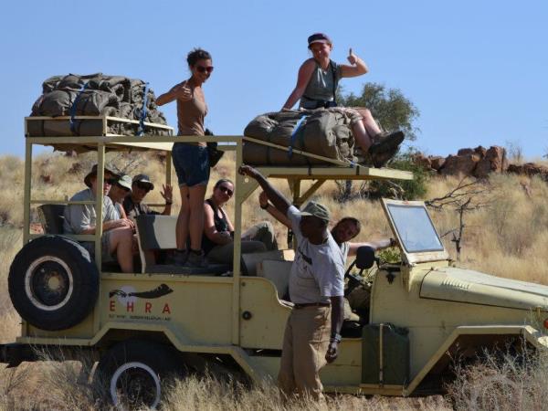 Elephant conservation project in Namibia