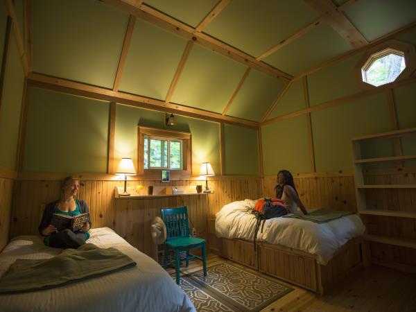 Winter retreat weekend in Algonquin Park, Canada