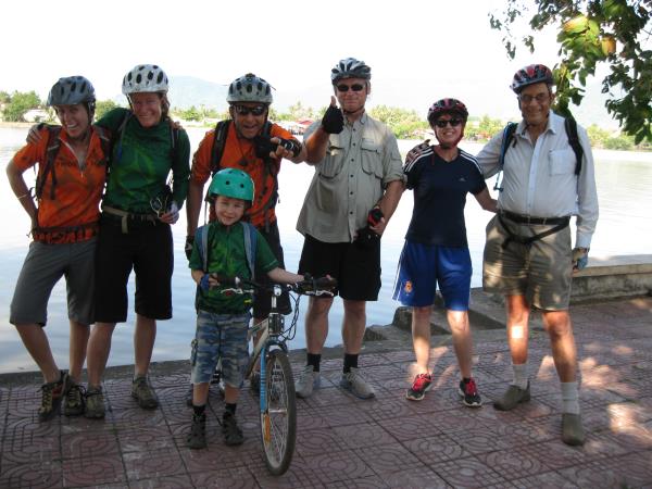 Cambodia family biking vacation