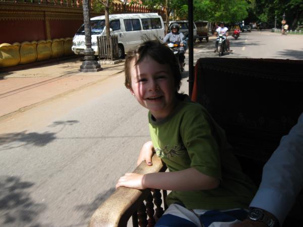 Cambodia family biking vacation