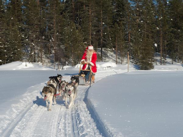 Family multi activity vacation in Finland with Santa
