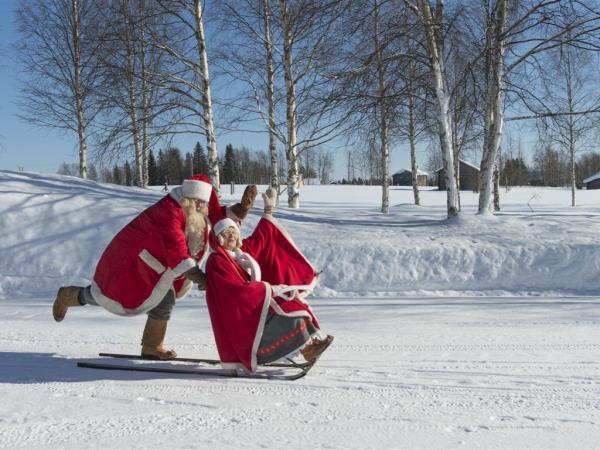 Family multi activity vacation in Finland with Santa