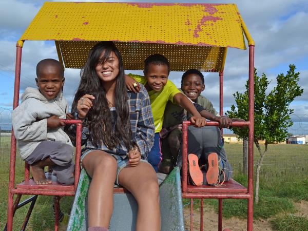 Family volunteering and safari vacation, South Africa