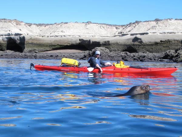 Sea kayaking in Patagonia, Chile