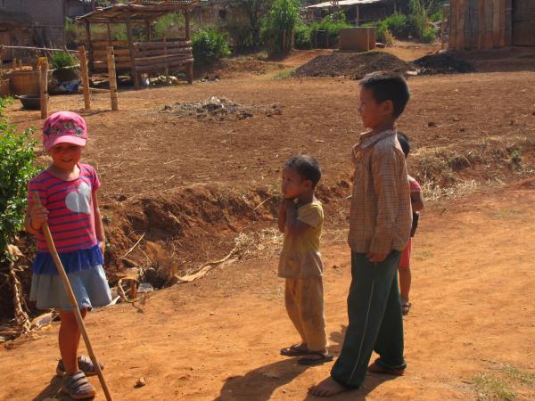 Family holiday in Burma