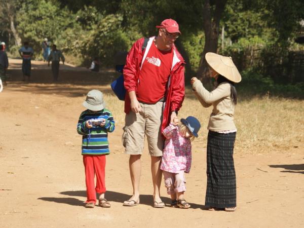 Family holiday in Burma