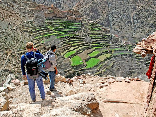 Atlas Mountains luxury trekking accommodation, Azzaden Valley