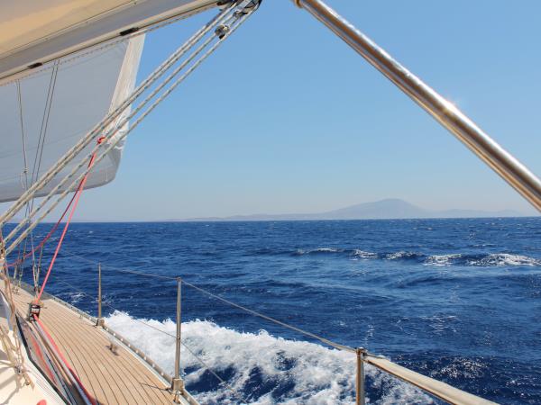 Sailing vacation in the Aegean Sea