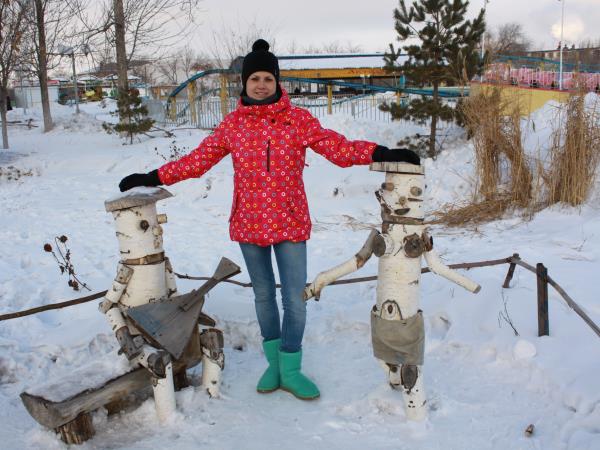 Maslenitsa winter cultural festival in Russia