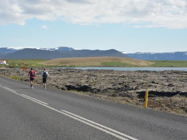 Myvatn Marathon running vacation, Iceland