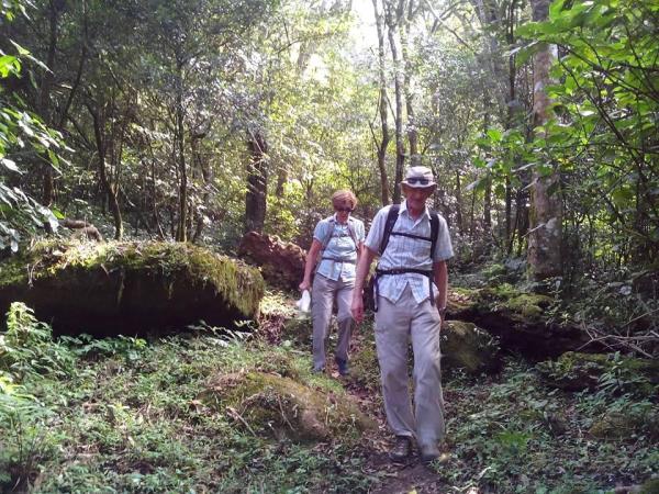 Walking and cycling vacation in Kerala, India