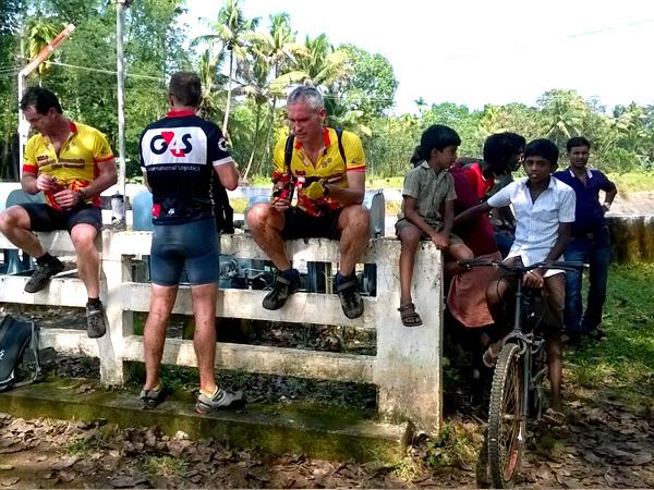 Walking and cycling vacation in Kerala, India