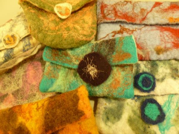 Scotland craft weekends, felt making & natural dyeing