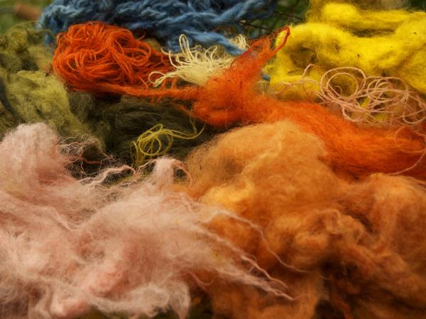 Scotland craft weekends, felt making & natural dyeing