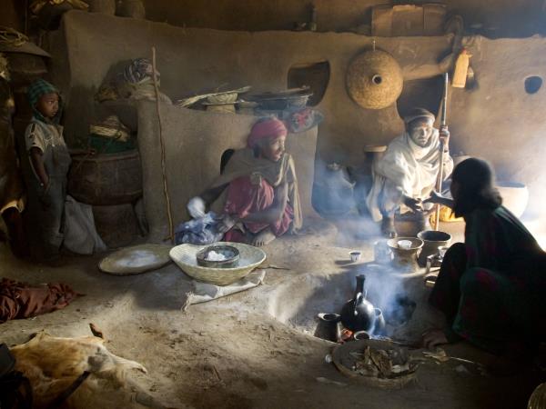 Trekking in Ethiopia, nr Lalibela 